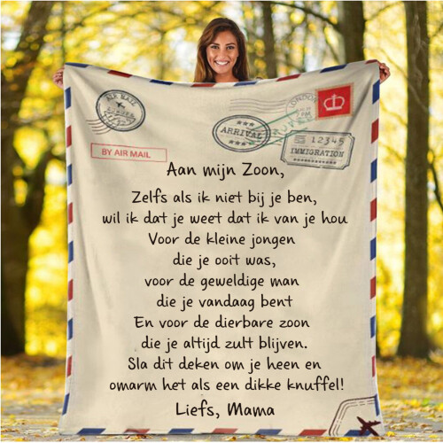 XIUH Home Textile Άνετη Κουβέρτα Τέλεια Κουβέρτα με Γράμματα, Δώρο για Οικογένειες και 1