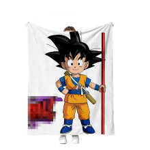 Dragon Ball Anime-Decke, weiche Decke mit Cartoon-Print für Kinder und Erwachsene, leicht, 60 x 80 cm, 8 Farben
