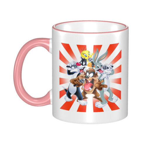 Κεραμική κούπα Looney Tunes 11oz, χαριτωμένο φλιτζάνι καφέ για άνδρες και γυναίκες, δώρο