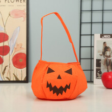 Halloween-Zuckertüte, Süßigkeitentüte, tragbare dreidimensionale Kürbistüte, Kindergeschenk, Requisiten für Geisterfeste