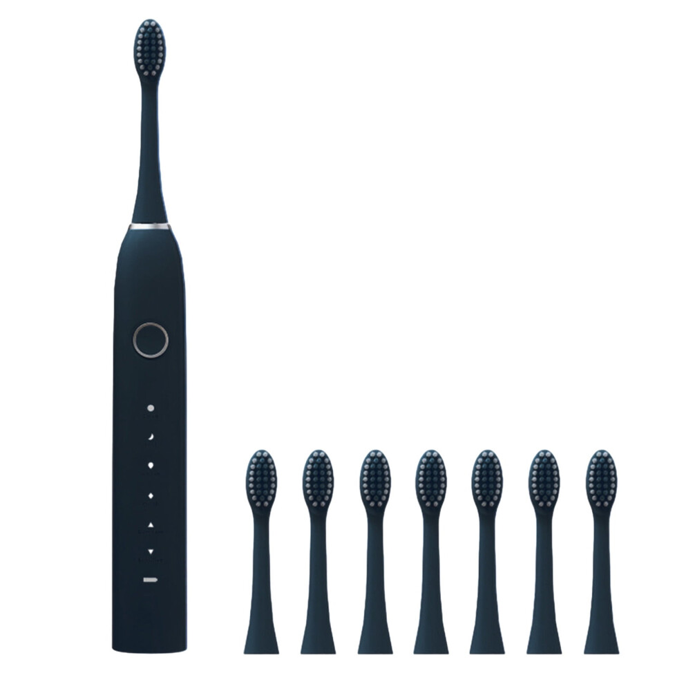 Summer Sale! Zeceouar Electric Toothbrush with 8 Heads, 6 Modes, IPX7 Waterproof - Compatible with Replacement Heads