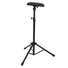 Tattoo Armrest Adjustable Tripod Stand with Soft PU Leather Pad and Foldable Base for Salon