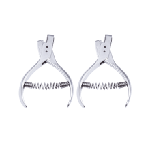 2X Garment Seam Pattern Notcher Pro Designer Tailors Steel Sewing Pliers Punch Maker Pattern Hole Notches Punch Tools