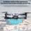 Viflosae Drone με κάμερα HD 1080P, οπτική ροή ύψους, λειτουργία Headless - Συμβατό με 5