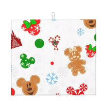 Alfombrilla escurridora de platos de Mickey Mouse para encimera de cocina, alfombrilla de microfibra, almohadilla de secado rápido y absorbente.