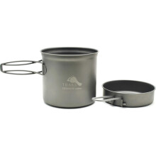 Δοχείο τιτανίου 1100ml με τηγάνι TITANIUM