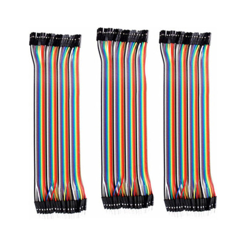120x Simplify Circuit ConnectionsFire de conectare de 10 cm, versatile pentru proiecte Arduino