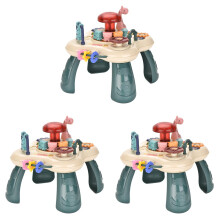 Table d'activités pour bébé XIANXIAN3Pcs - Centre de jeux musicaux et sensoriels pour tout-petits, cadeau parent-enfant (Liquidation)