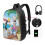Mochila para laptop Looney Tunes Travel, resistente à água e antifurto, com porta USB, 17 polegadas, compatível com MacBook Pro, mochila executiva 1