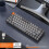 jixopn K68Πληκτρολόγιο παιχνιδιών2.4G68 πλήκτρα συμβατά με Bluetooth5.0Ασύρματο φορητό 4