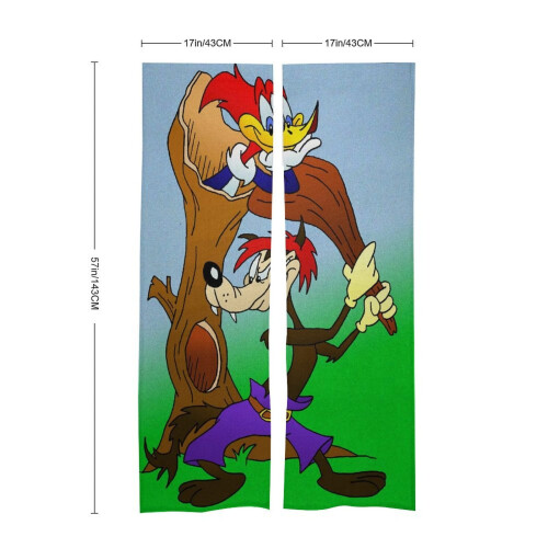 Κουρτίνα πόρτας Woody Woodpecker, ταπετσαρία κουρτίνας πόρτας συσκότισης 34x57 ιντσών, 1