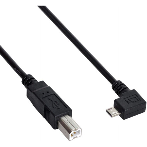 Καλώδιο σκληρού δίσκου Micro USB OTG 90 μοιρών δεξιού γωνίας σε τυπικό τύπο B,