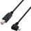 Καλώδιο σκληρού δίσκου Micro USB OTG 90 μοιρών δεξιού γωνίας σε τυπικό τύπο B, 3