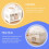 2 Pcs Plastic Kitchen Things Wisking Tool Shelf Cupboard Double Layer 5