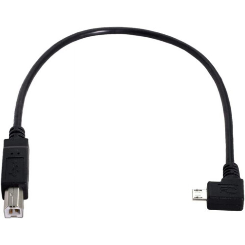 Καλώδιο σκληρού δίσκου Micro USB OTG 90 μοιρών δεξιού γωνίας σε τυπικό τύπο B, 1