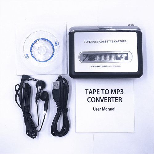 Φορητή κασέτα USB Μετατροπέας κασέτας σε MP3 Walkman Κασέτα ήχου μουσικής με ακουστικά 1