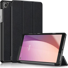 Hoesje compatibel met Lenovo Tab M8 4e generatie 2023, opvouwbare folio ultradunne PU-leren hoes met standaard, compatibel met Lenovo Tab M8 4e