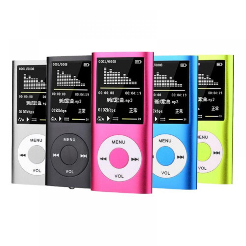 MP3 Music Player HIFI MP3 Player Ψηφιακή οθόνη LCD Εγγραφή φωνής Ραδιόφωνο FM Αναγνώστης καρτών -