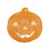 Σουπλά Janrevotw για Halloween, διακοσμητικά επιτραπέζια χαλάκια σε σχήμα κολοκύθας, 4