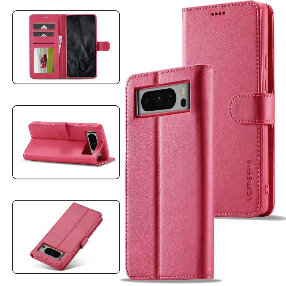 Case For Google Pixel 8 Card Slots Wallet With Holder Calf Texture Horizontal Flip Leather Case 9423501583468