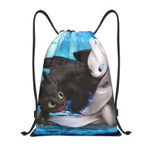 How To Train Your Dragon Classic Drawstring Bag, opvouwbaar, sporttas, fitnesstas, unisex, strandtas, sporttas, reistas, klein