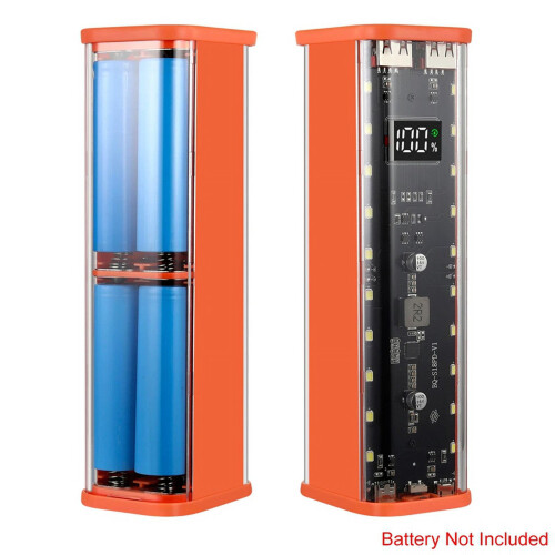 8Slots18650DIY Θήκη Power Bank Γρήγορης Φόρτισης Θήκη Power Bank Μεγάλης Χωρητικότητας Ψηφιακή 2