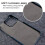 Συμβατό με iPhone16Pro Max/16Pro/16Plus/16, Λεπτή θήκη από γνήσιο δέρμα με επένδυση από 5