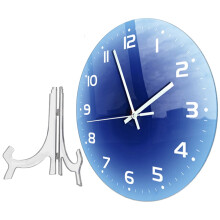 Horloge murale décorative ronde, horloge de chambre à coucher, horloge de bureau, ornement