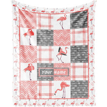 Pătură cu tematică flamingo, flanel de 40"x50", pături moi pentru pui de somn, pentru acasă, băieți, fete și femei, cadouri pentru iubitorii