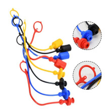 4 Pairs Hydraulic Quick Coupler Male Dust Cap and Female Plug Cover Pvc Rubber