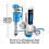 Danco HYR460Hydroright HydroRight Κιτ επισκευής τουαλέτας εξοικονόμησης νερού γενικής χρήσης με 3