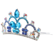 Small Tiara Rhinestone Tiara Comb Girls Birthday Party Headdress Hair Accessory
