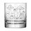 Whisky Rocks 11 oz, verre Old Fashioned, champignons 1