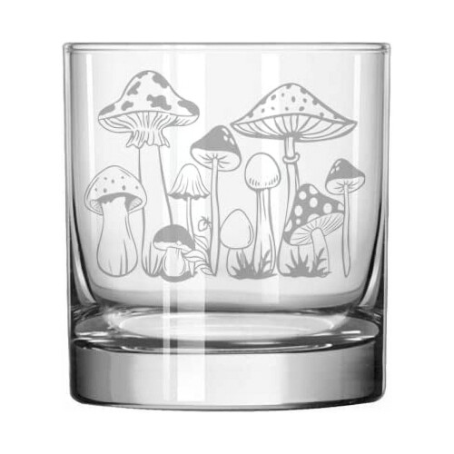 Whisky Rocks 11 oz, verre Old Fashioned, champignons