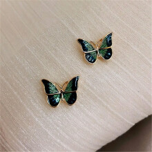 RSAMD2021Charm Enamel Green Butterfly -korvakorut, naisten tyylikkäät korut, lahjat, uusi