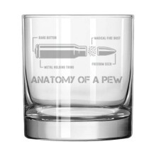 11 oz Rocks Whiskey Old Fashioned Glass Gift Anatomy Of A Pew