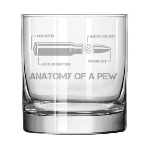 11oz Rocks Whisky Old Fashioned Glas Geschenk Anatomie einer Kirchenbank
