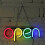 Φωτιστικό νυκτός LED Kyoffiie Open Neon Sign, εξαιρετικά φωτεινό πολύχρωμο φωτιζόμενο σήμα 3