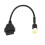 Motorcycle OBD2 Adapter Cable, Compatible with Motorcycle Diagnostic Interface, Accurate Diagnostics Support for Engine Fault Detection, Universal 6 8