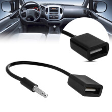 Audio Magic Connector, verlengkabel voor stereo-elektronica voor een naadloze muziekervaring, 3,5 mm mannelijke AUX naar vrouwelijke USB-adapter,