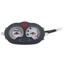 Pannello strumenti per moto, contachilometri con indicatore di velocità e livello carburante, sensori ad alta precisione in cruscotto di plastica in