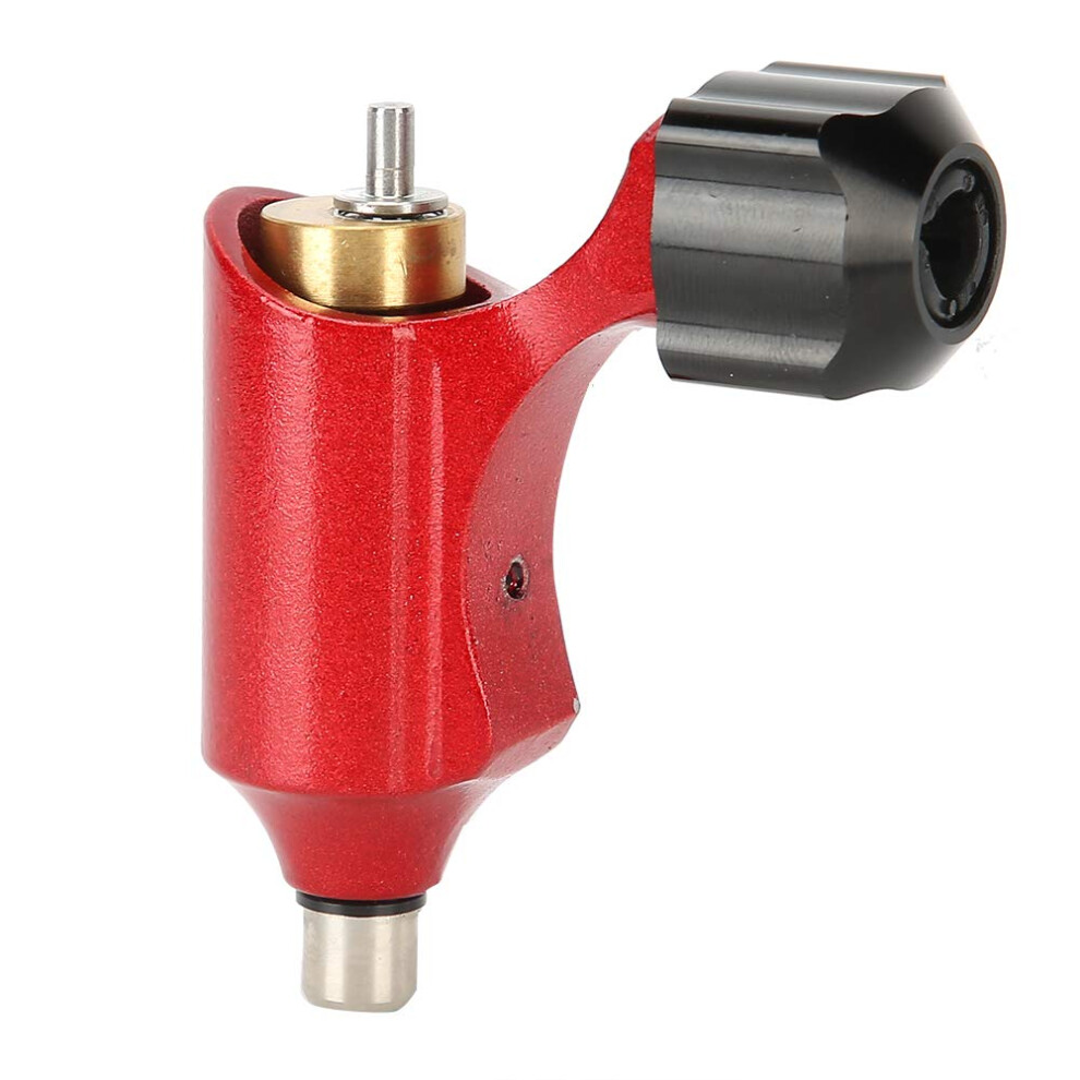 Red Professional Alloy Tattoo Machine Gun Kit With Powerful Motor For Lining And Shading,