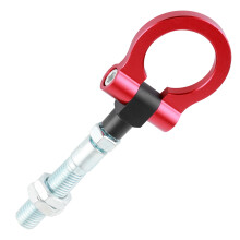 Trekhaak voor voor- en achterbumper, trekhaakring voor bumper, CNC-gefreesde aluminium schroefbevestiging, zware trekhaak met geanodiseerde afwerking.