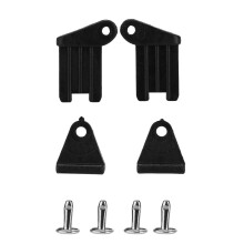 Reparatieset voor het achterste zonnescherm: complete vervangingsoplossing voor de 5- en 7-serie. Gemaakt van hoogwaardig ABS en metaal, robuust en