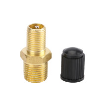 Adattatore per gonfiatore di pneumatici per compressore d'aria, adattatore in ottone per gonfiatore di pneumatici con compatibilità valvola