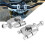 Motorcycle Handlebar Risers, Universal Motorcycle Handlebar Mount Kit with Adjustable Handlebar Position, Durable Handlebar Risers for Enhanced 6