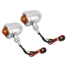 Piscas de LED para motocicleta com resposta mais rápida de ligar e desligar, máxima segurança e design elegante em formato de mini bala para luzes