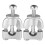 Motorcycle Handlebar Risers, Universal Motorcycle Handlebar Mount Kit with Adjustable Handlebar Position, Durable Handlebar Risers for Enhanced 1
