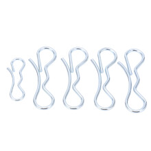 Robustes Deckclip-Set, neue Deckclips für sicheren Halt, langlebige Stahl-Splinte mit Schmetterlingsverschluss, einfache Montage und sicherer Halt