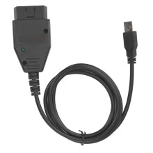 FTDI Chip ECU-blinker med automatiske OBD2-programmeringsfunktioner til avanceret køretøjstuning, K+DCAN OBD2-kabel med skift mellem K-Line og DCAN